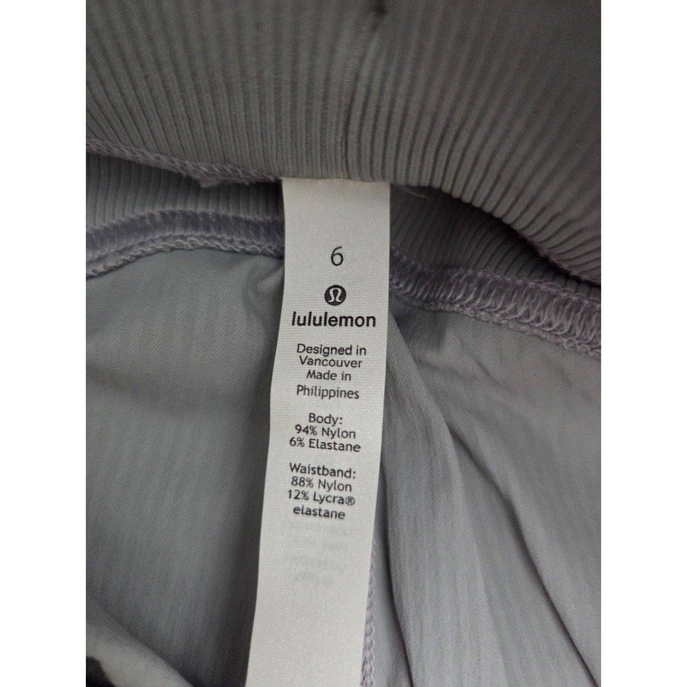 Lululemon Joggers Womens 6 Gray Dance Studio Mid Rise Performance Pants Running - Picture 3 of 8